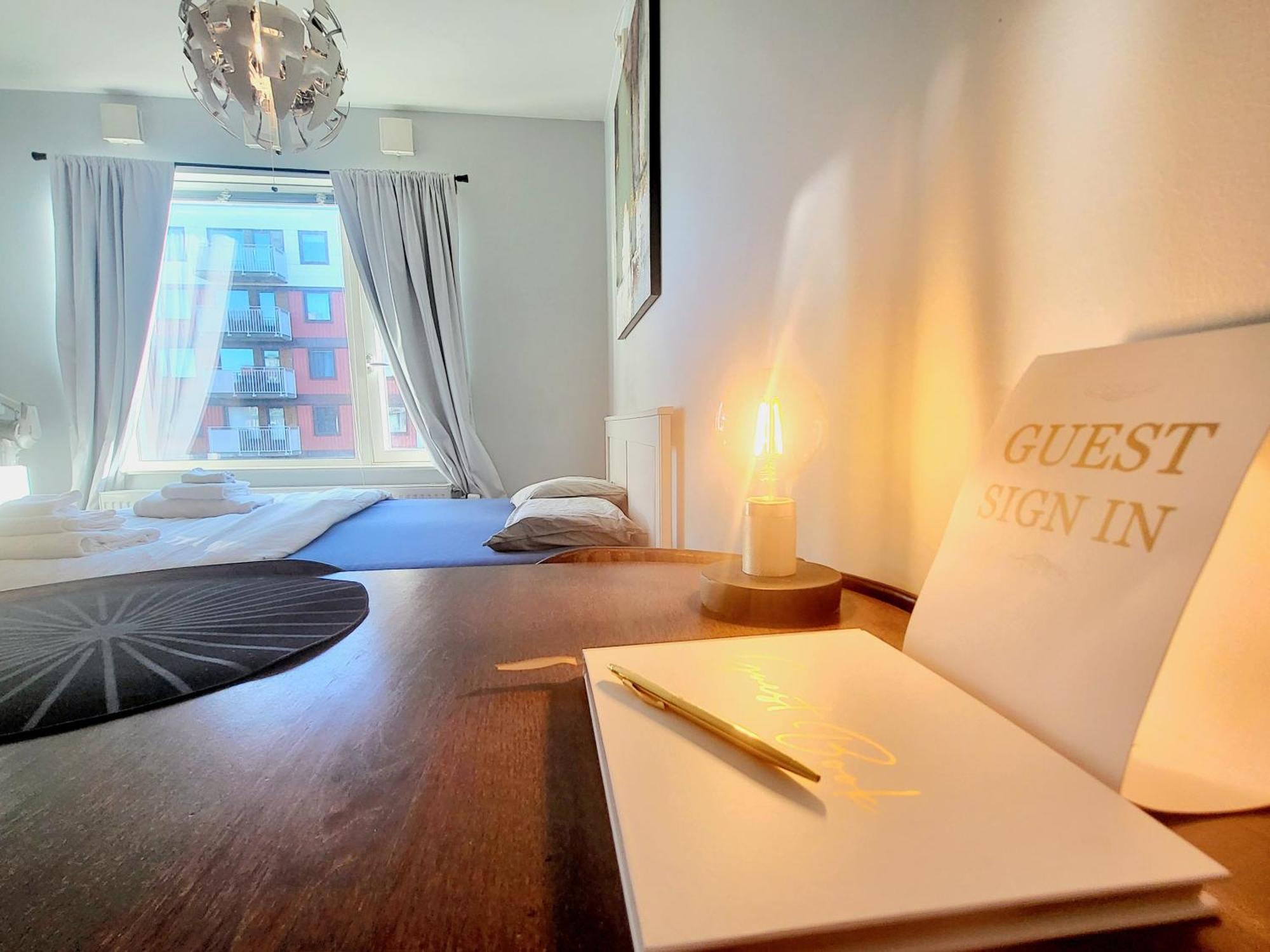 Moon Apartment Near The Centre ! Free Parking Available ! Trondheim Eksteriør bilde